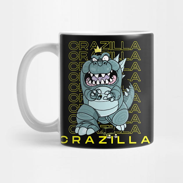 Godzilla / Crazilla by Hyptasiys